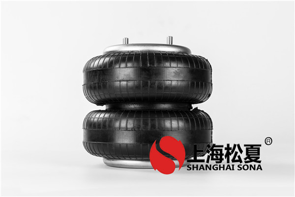 滚筒筛消音安装使用双层空气弹簧